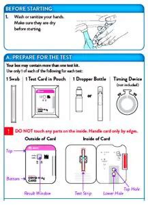 DIRECTIONS FOR RUNNING THE BINAXNOW COVID